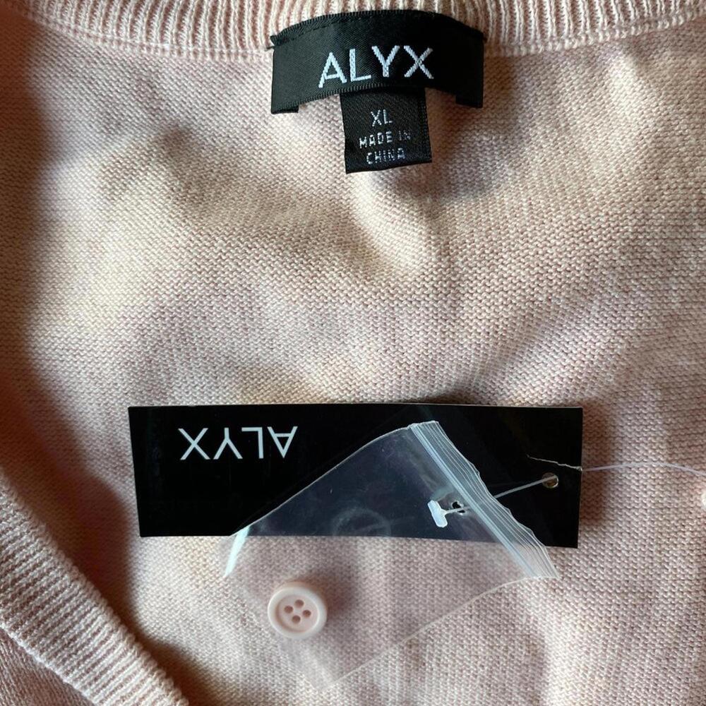NWOT ALYX Pink Floral Detail 3/4 Sleeves Cardigan XL - Picture 4 of 4